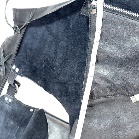 VTG Motorcycle Leather Chaps Women's Medium Genuine Leather by Berman's - Picture 8 of 13